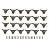 24pcs Zinc Alloy Jewelry Box Feet Vintage Metal Corner Protector Wooden Box Feet  Jewelry Boxes