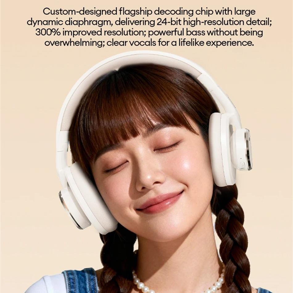 Original Lenovo LS116 Gaming Headset Wireless Bluetooth 6.0 Earphones Surround Noise Foldable Sport Over Ear Headphone With HD Mic New