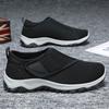 Men's shoes autumn men's mesh breathable casual shoes walking single shoes one pedal Velcro couple dad shoes