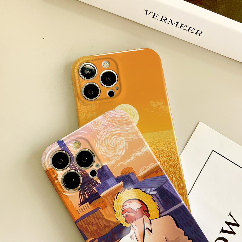 All-inclusive Film Phone Case Cartoon Fashion Design Hard Shell Full Cover Camera Protection Case for iPhone Samsung Xiaomi Poco Redmi Huawei Honor
