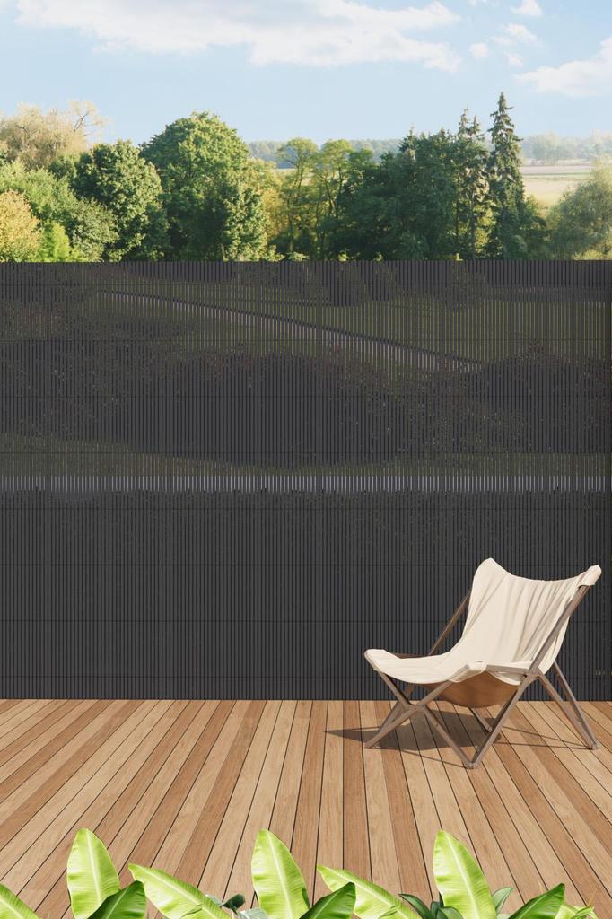Dark Grey PVC Fence 1.8 * 3