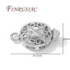 18K Gold Plated Bead Safety Clasp For Bracelets,Locks For Jewelry Making Accessories,Connectors Clasps Fittings