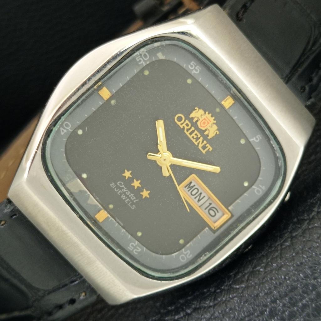 

ORIENT CRYSTAL AUTOMATIC 46941 ВИНТАЖНЫЕ ЯПОНСКИЕ МУЖСКИЕ ЧАСЫ С ОРИГИНАЛЬНЫМ ЦИФЕРБЛАТОМ a704895-1