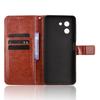 For Doogee Note 59 Pro/Doogee Note 59 PU Leather Case with Strap Crazy Horse Texture Phone Wallet Cover