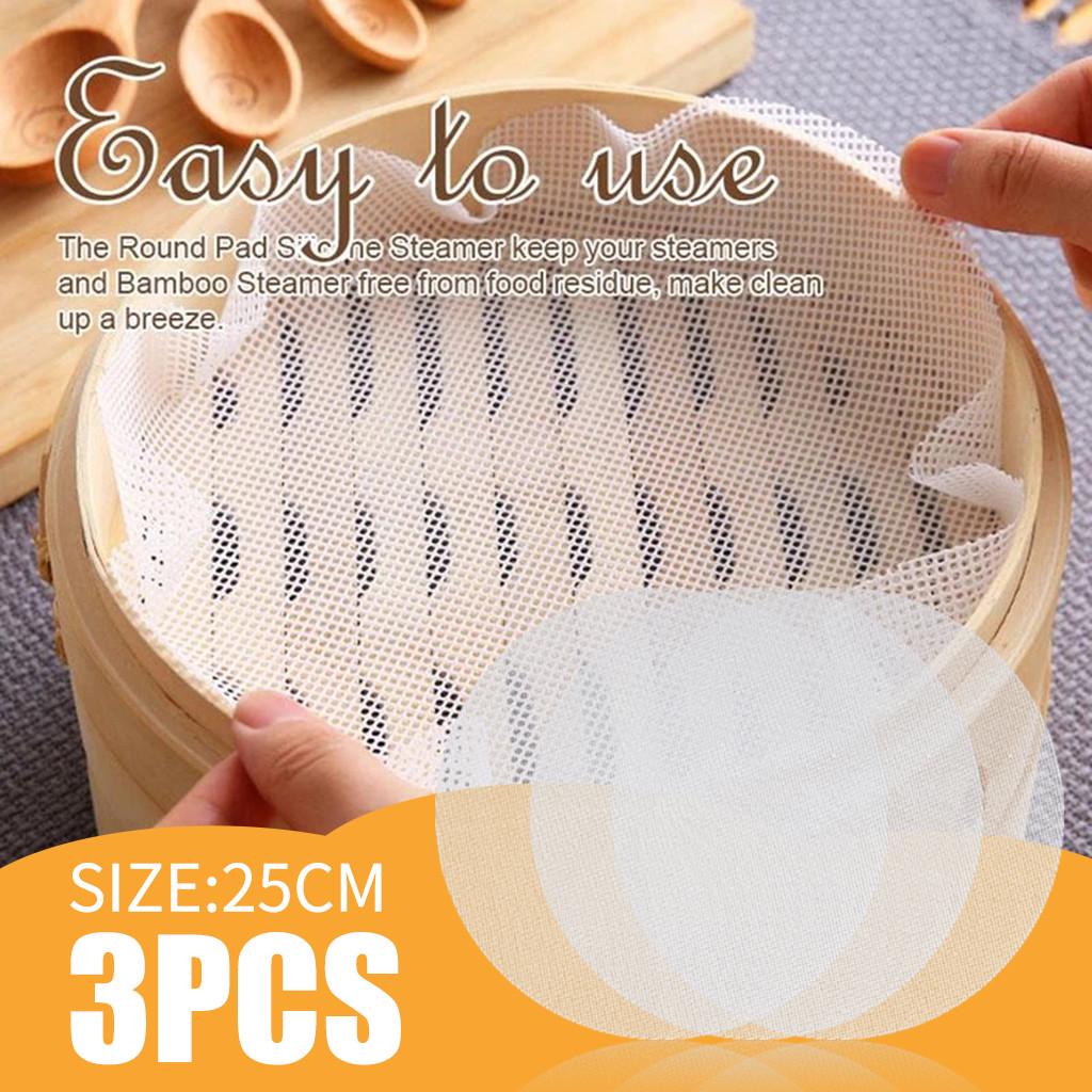 Silicone steamer pad Non-Stick Silicone Mat Steamer Pad Sum Paper Cooking Tools