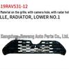 2019 Toyota RAV4 Front Bumper Grille Material with Camera and Radar Holes, 53112-0R