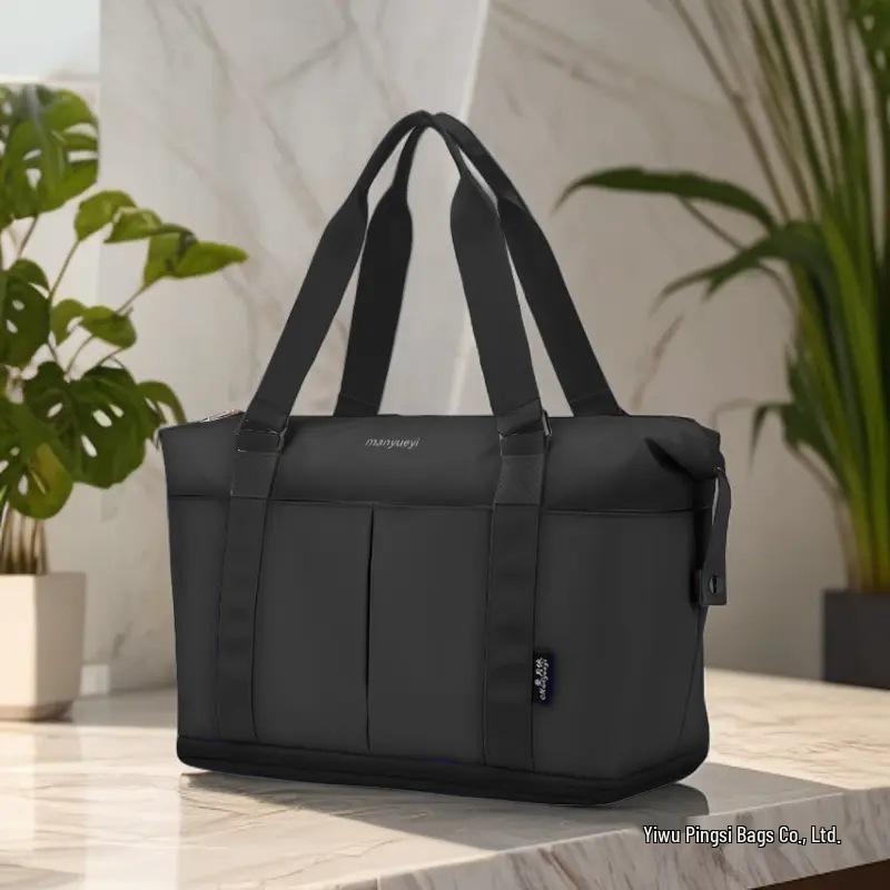 Man Yueyi Expandable Large Capacity Trolley Handbag: Versatile Travel, Business, and Fitness Bag.