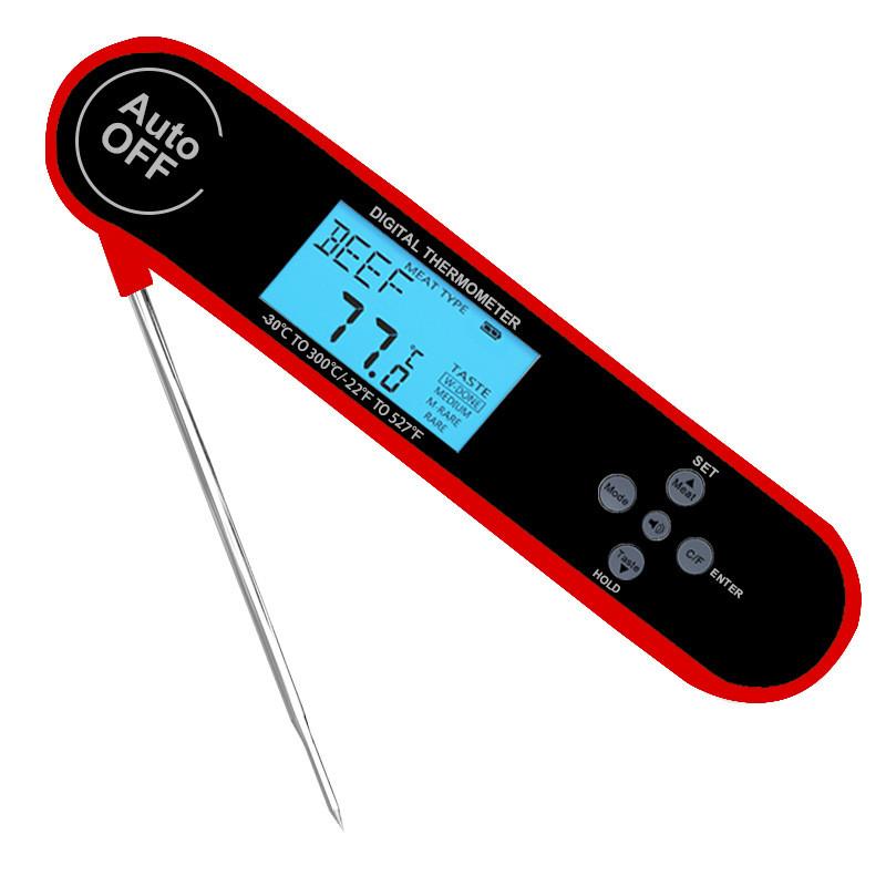 Digitales Lebensmittelthermometer mit Design für Grill- und Kochbegeisterte