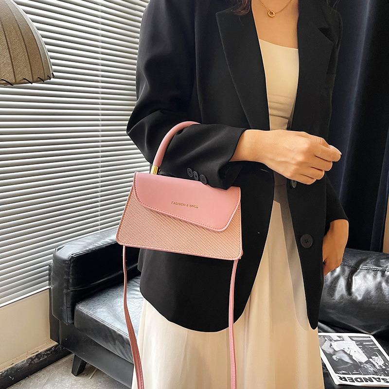 High texture casual fashion versatile handbag women's simple temperament daily commuting shoulder messenger bag