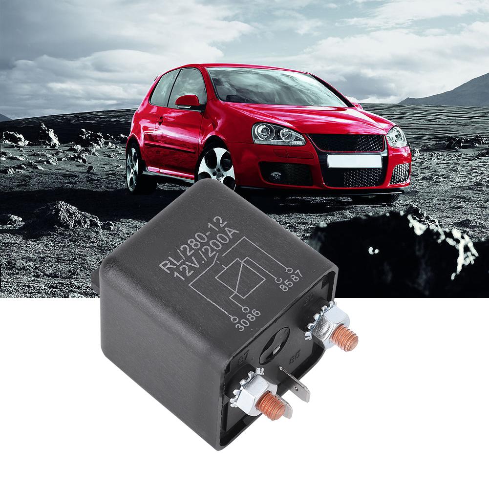 WM686 Spínací relé startéru 12V 4pinové OnOff relé Auto Vysoce zatížitelné startovací relé RL180 200A