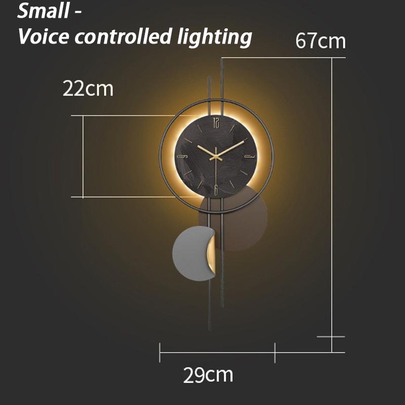 Modern Wall Clock Minimalist Living Room Clock Creative Metal Art Design Silent Clocks Elegant Aesthetics Decorative Clocks