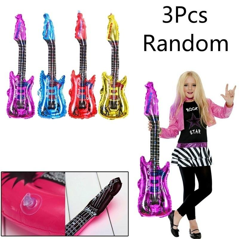 

Новые 80x30 см популярные мультяшные гитарные шары, надувные воздушные шары, товары для вечеринок, детские игрушки