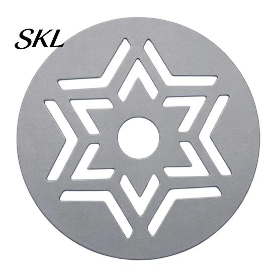 Sturdy Metal Plates for Cups Decorative Coasters Drinks, Heat Resistant Hollow Carved Table Mats Desktop Home Coffee Tea Cups, Modern Decor