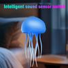 1PC Creative Sound Control Light Bedroom Bedside Light Gift Led Light Jellyfish Voice-activated Night Light