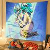 Urusei Yatsura Anime DIY Wall Tapestry Hanging Tarot Hippie Wall Rugs Dorm INS Home Decor