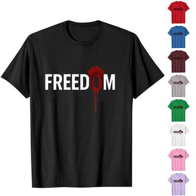 Fashionable Round Neck Short Sleeve Work Clothes Printed Tops For Mens Summer Tops