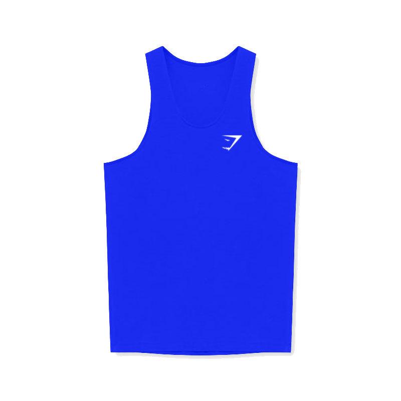 Chaleco Fitness Racerback de Verano Europeo 2025 para Hombre - Color Sólido, Estilo Ligero de Entrenamiento