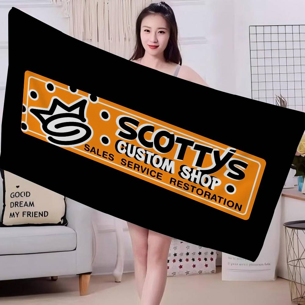 S-Scotty C-Camerons Microfiber Beach Towel Absorbent Quick Dry Soft Yoga Swimming Resort Mountain Climbing Towel