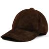 Autumn Winter Men and Women's Leather Baseball Cap Waterproof Windproof Hat Outdoor Sports