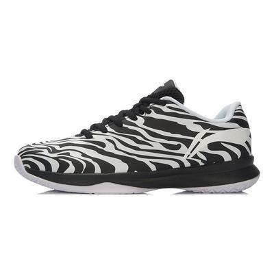 Li Ning Tiger Claw 2 Outdoor Low Top Basketbalschoenen Unisex Sneakers Wit Zwart ABPL037-2