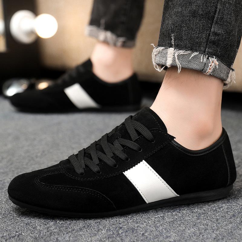 Retro Anti Slip Men'S Single Shoes Student Casual Sports Shoes Soft Soled Men'S Board Shoes