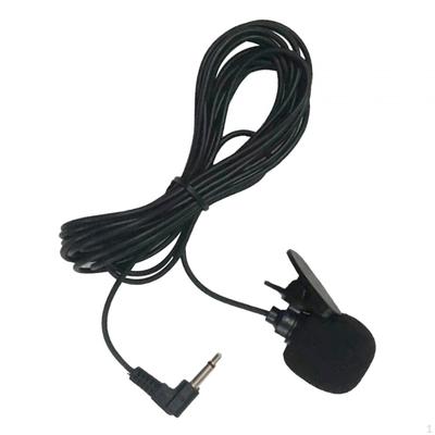 3.5mm Lavalier Microphone External 3.0M Cable Collar Omnidirectional for Tablet, Laptops,
