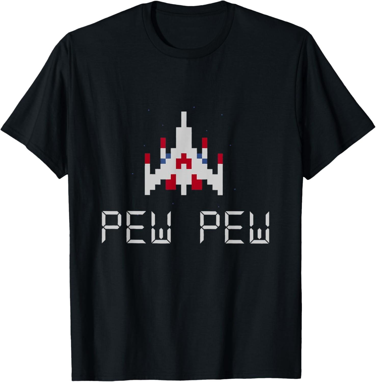 Arcade Retro video game ship T-Shirt S разноцветный