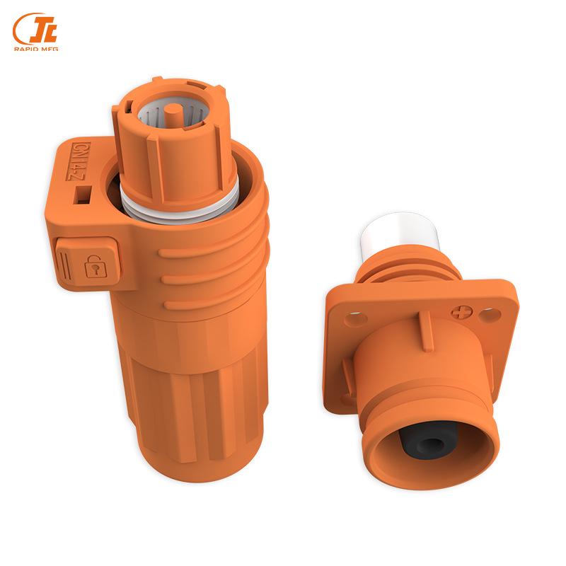 High-Power Lithium Battery Connector: 400-450A, IP67 Waterproof, Quick Connect Terminal for Energy Storage.