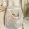 Reusable Kitchen Hanging Mesh Bag Large Capacity Home Fruit Vegetable Storage Net Bag For Ginger Garlic Potatoes Onion Mesh Bag