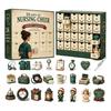 Weihnachtsgeschenk für Kinder 2026 Berufe Adventskalender, 24-Tage Countdown-Box mit Mini Berufs-Schreibtisch-Display Sammlerfiguren, Gemeinschaft