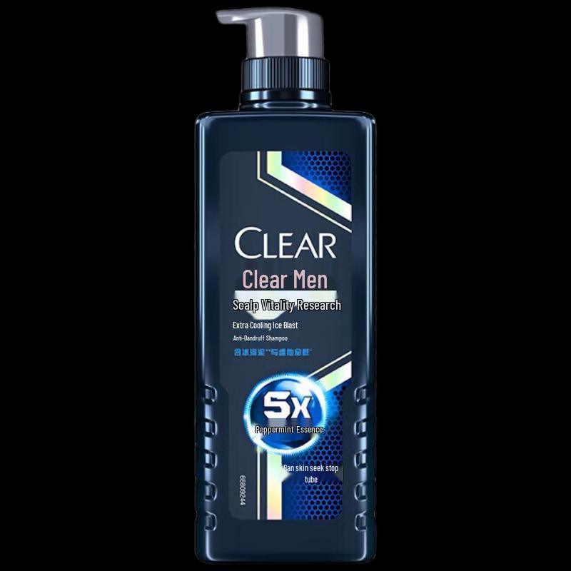 Clear Men Cool Mint Anti-Dandruff Shampoo 480g x 4