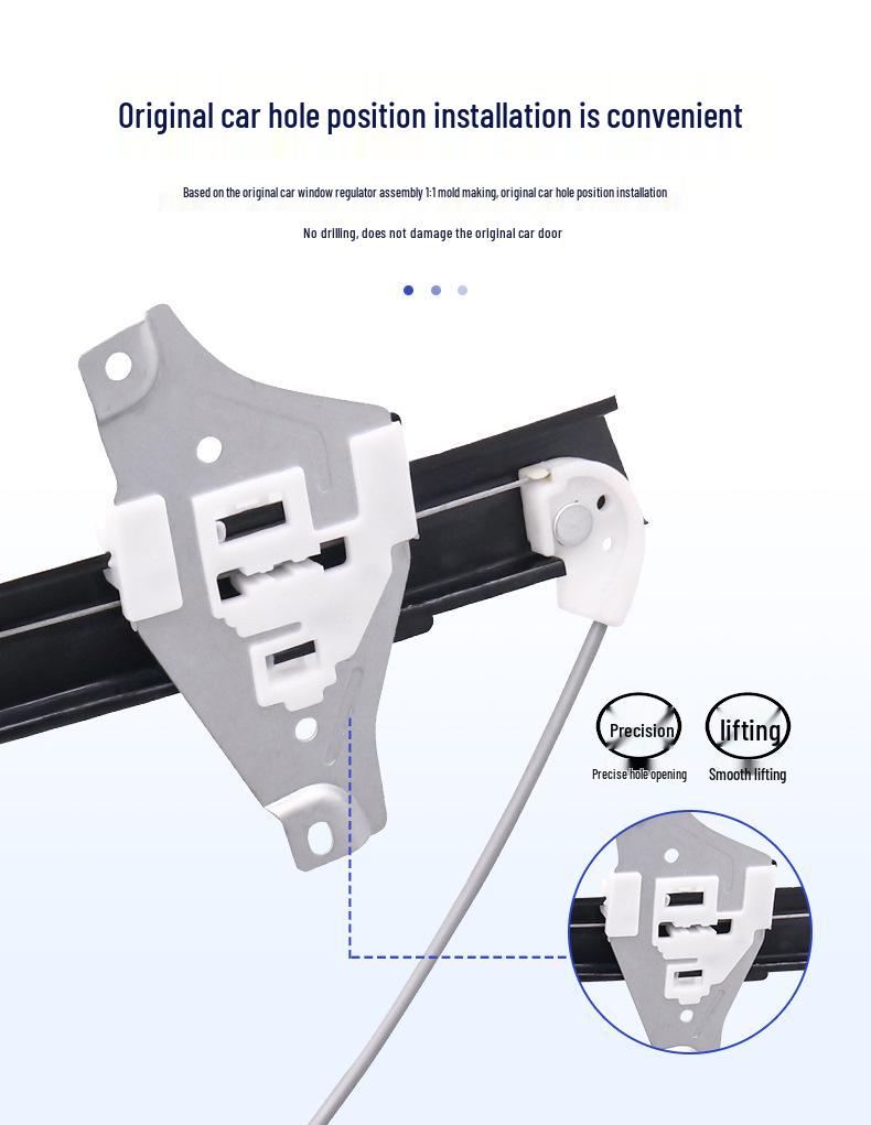 Fits 03-15 Buick Excelle: Electric Window Regulator Assembly with Motor and Bracket