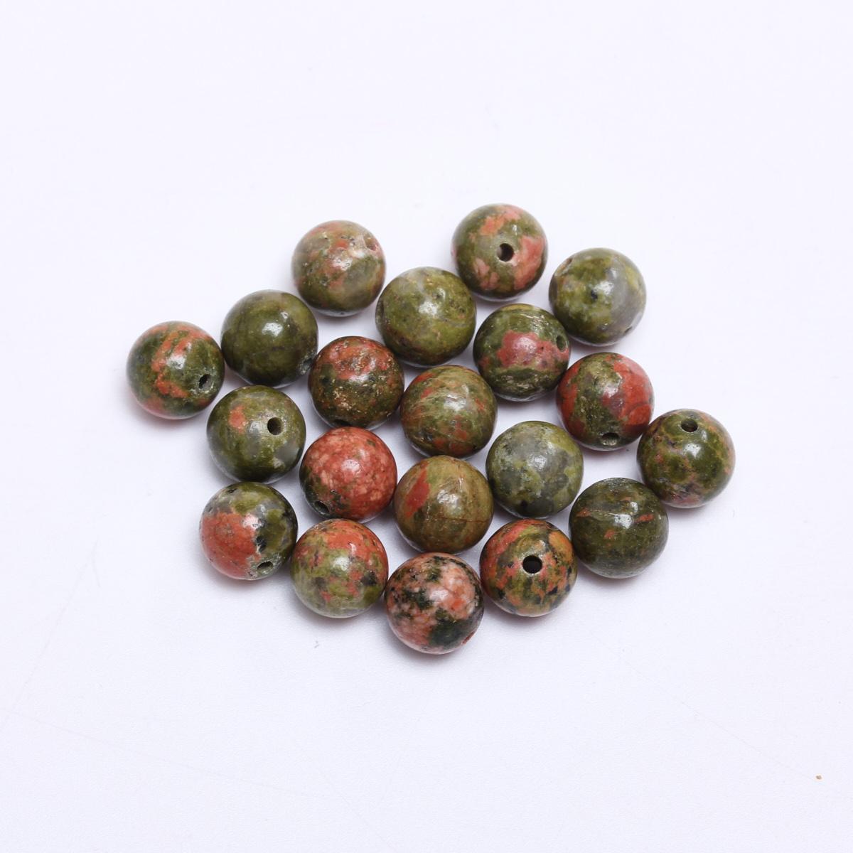 

Натуральный зеленый цветной камень DIY бусины разделители свободные бусины для ожерелья браслет 4 6 8 10 12 мм ювелирные изделия бусины круглые 20Pcs 8mm