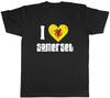 I Love Somerset Mens T-Shirt Love Heart Heritage Flag Tee Gift