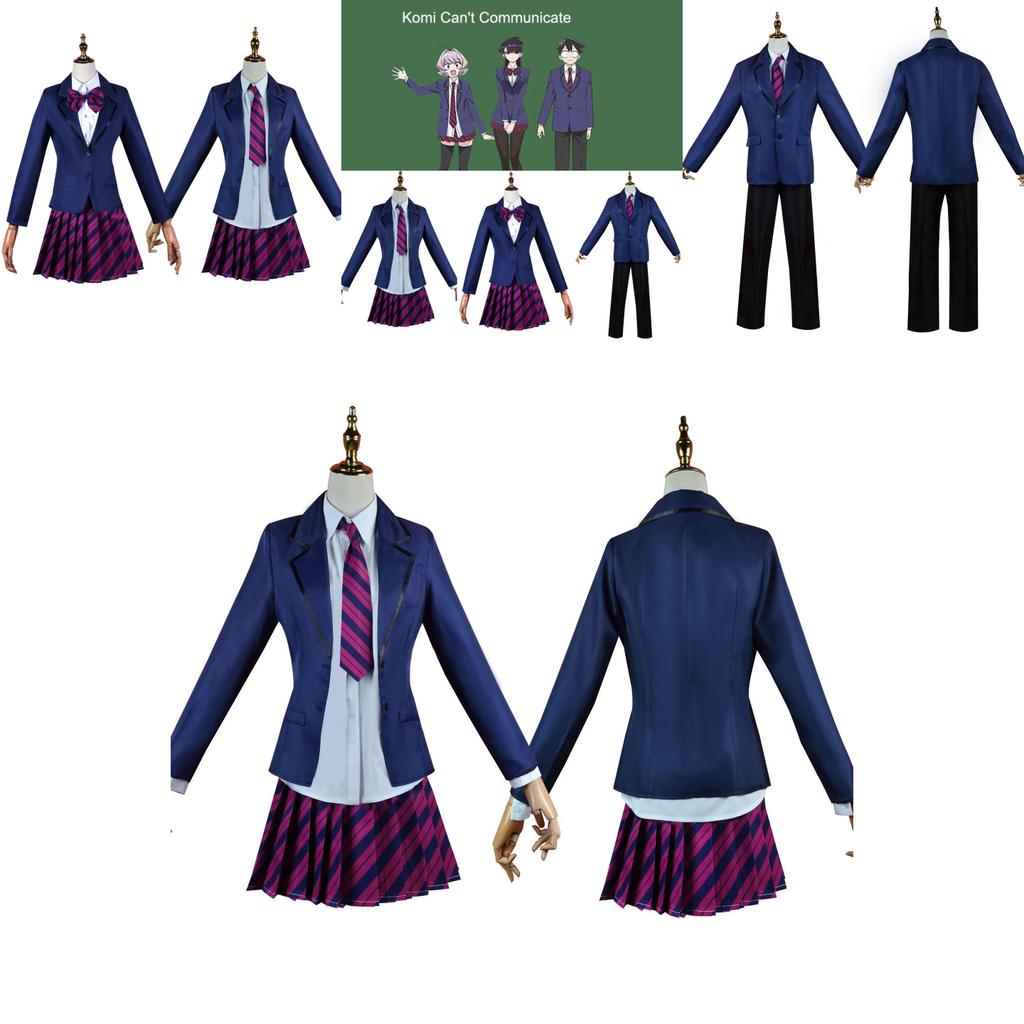 Anime Komi Can't Communicate School Uniform Cosplay Costume Silky And Exquisite Workmanship