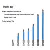 PH2 Blue Skin Phillips Screwdriver Bits Set - 7 Pieces with Hex Shank (25mm To 150mm)