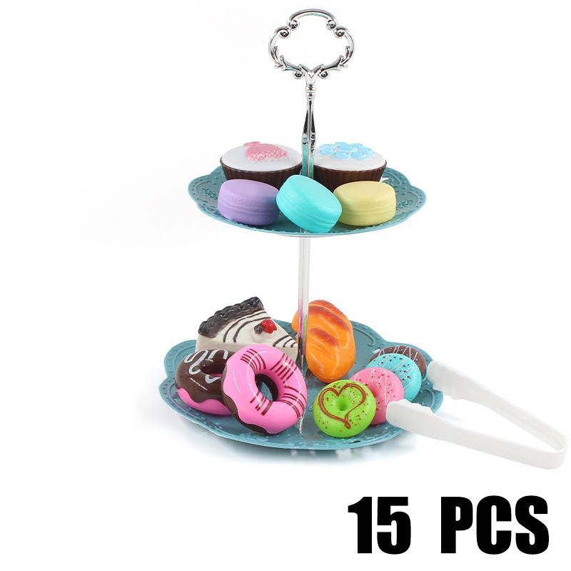Afternoon Tea Toy Kit Gifts Pretend Playing Ideal For Boys and Girls Kids Playing House Toy Simulation Coffee Machine Cake Table Snack