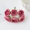 Vintage Simulationsblume Rose DIY Blumenkranz Zubehör Material Künstliche Blume Hanbok Kopfschmuck Blumenstrauß Geschenk Dekoration Eleganz Künstliche Blumen