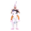 Disfraz Inflable Lindo para Adultos Traje Inflable Fiesta de Disfraces Halloween Disfraz Inflable de Pegaso Mono para Hombres Mujeres