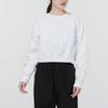 Nike Sweatshirts Women's White Crew Neck Thickened Regular DM7658-100