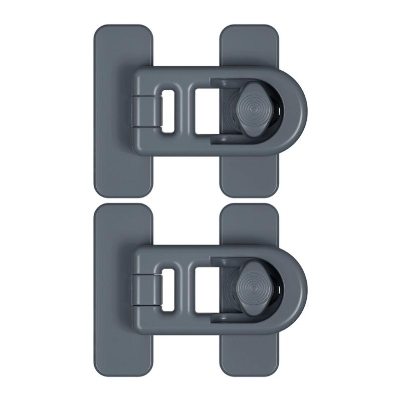 Vibration Proof Campers Fridge Door Lock ABS Universal Cabinet Door Locker Secure Closure for Bumpy Road Trips