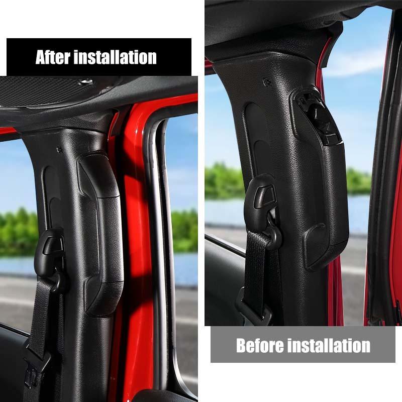 Adesivi Copriforo Maniglia Montante A/B Auto Per Jeep Wrangle JL Per JT Gladiator 2024 Su Accessori Esterni