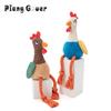 Chicken Dog Squeak Toy Sound BB Plush Pulling Cotton Rope Pet Puppy Rooster Chew Squeak Toy