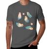 Playful blue lovebirds TShirt Plus Size Street Style Tee