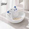 Blue Dome Ring Holder Santorinistyle Catchall Bowl Catch All Tray Organizer Greek Island Organizer Desktop Decor Shell Small Accessory Storage for