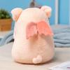 Angel Pig Plush Toy Super Soft Stuffed Animal Doll Pillow Lovely Pink Piggy with Wings Hold Heart Balloon Companion Soothing