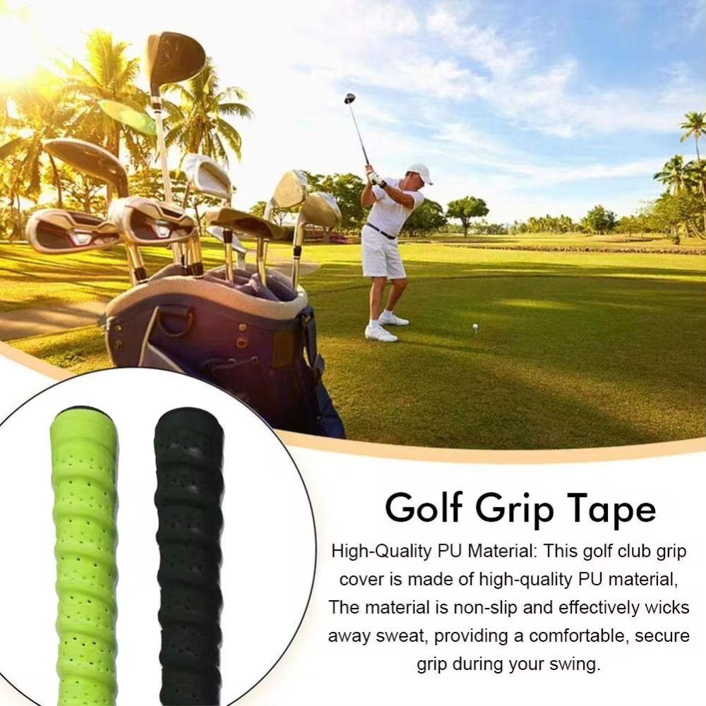 Sweatproof Golf Club Grip Winding Belt Non-slip Golf Club Grip Tape Golf Accessories   Squash
