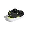 Adidas Water Sandal Abrasion Resistant Low top Baby & Toddler Shoes Black Yellow Infant And Toddler GX2478