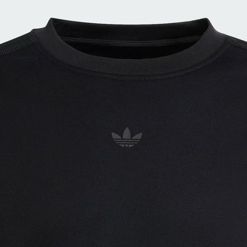 Adidas Field Issue Essentials Crew Sweatshirt Black Men Streetwear IW3489