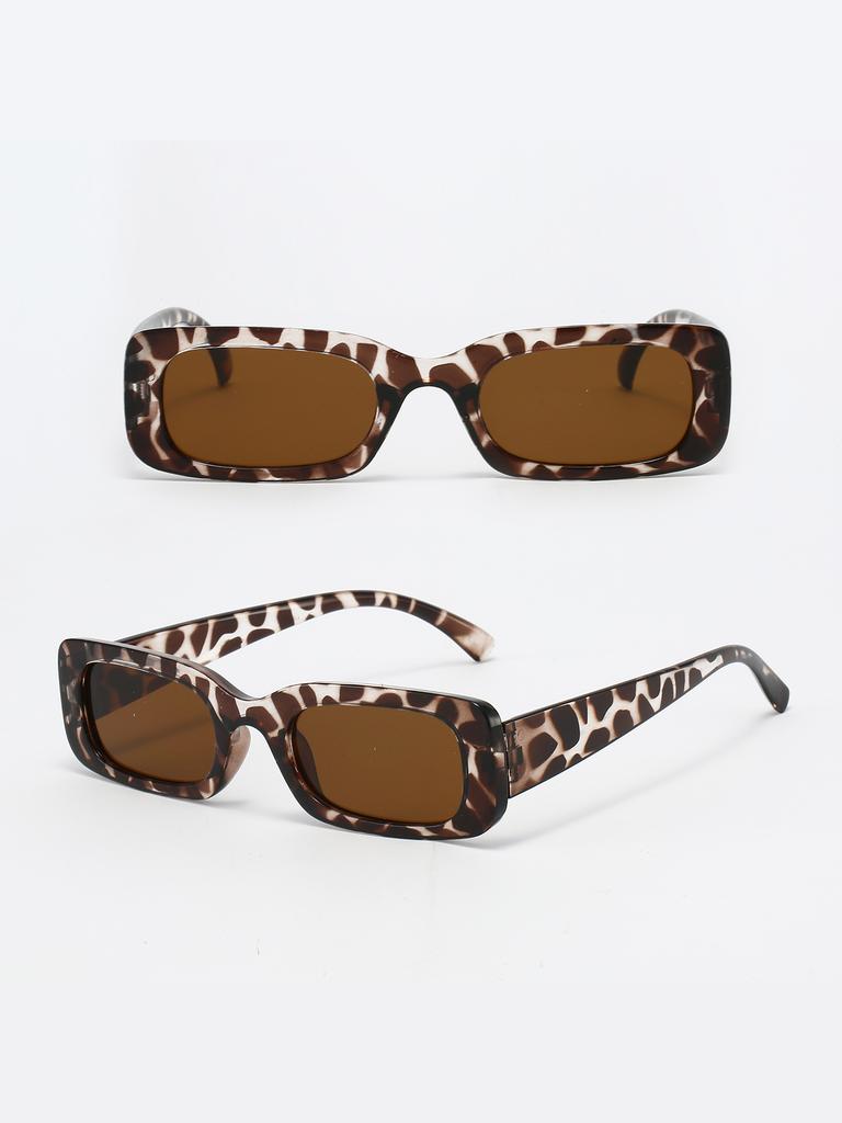 1Pc Fashion Sunglasses Classic Retro Square Glasses for Women Brand Vintage Travel Sunglasses Anti-Glare Uv Glasses